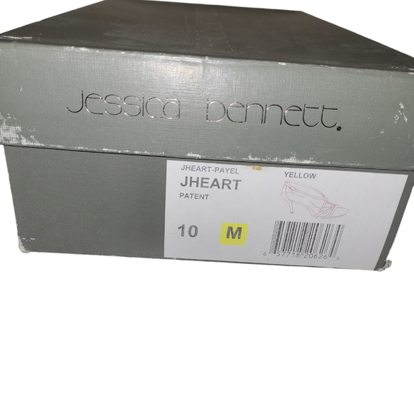 💛Jessica Bennett Patent Open Toe Heels💛Size 10 - Picture 9 of 10